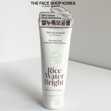  Sữa Rửa Mặt Kiêm Tẩy Da Chết The Face Shop Rice Water Bright Rice Bran Pore Peeling To Foam Cleanser 150ml 