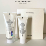  Set sữa rửa mặt trắng da Ohui Extreme Bright Cleaning Foam Special 160ml +100ml 