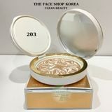  Kem Nền dạng nén TheFaceShop Gold Collagen Ampoule Glow Foundation FMGT SPF50+ PA+++ 15g 