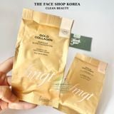  Kem Nền dạng nén TheFaceShop Gold Collagen Ampoule Glow Foundation FMGT SPF50+ PA+++ 15g 