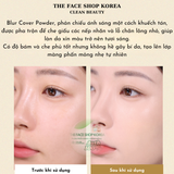  Lõi phấn phủ trang điểm nâng tone kiềm dầu Thefaceshop Gold Collagen Ampoule Two Way Pact refill 