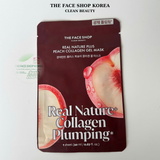  Mặt nạ Gel Real Nature Plus Peach Collagen Gel Mask 20ml 