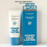  Kem chống nắng Dưỡng da mát mịn THE FACE SHOP POWER CALM LASTING Hydro fit Cooling Sun Serum SPF50+PA++++ 50ml 