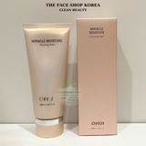  Bộ sữa rửa mặt dưỡng ẩm OHUI Miracle Moisture Cleansing Foam 200ml + 100ml 