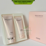  [Hàng Công Ty] Bộ sữa rửa mặt dưỡng ẩm OHUI Miracle Moisture Cleansing Foam 200ml + 100ml 