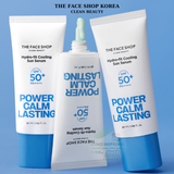  Kem chống nắng Dưỡng da mát mịn THE FACE SHOP POWER CALM LASTING Hydro fit Cooling Sun Serum SPF50+PA++++ 50ml 