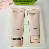  [Hàng Công Ty] Bộ sữa rửa mặt dưỡng ẩm OHUI Miracle Moisture Cleansing Foam 200ml + 100ml 