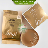  Phấn phủ trang điểm dạng nén cao cấp 2 trong 1 Gold Collagen Ampoule Two Way Pact The Face Shop fmgt 9.5g SPF40 PA+++ 