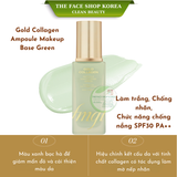  Kem Lót Trang Điểm Tinh Chất vàng GOLD COLLAGEN AMPOULE MAKEUP BASE SPF30 PA++ 