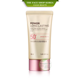  Kem chống nắng nâng tone trắng hồng TheFaceShop power long lasting pink tone up sun cream Spf50+ 50ML 