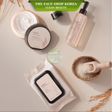  Khăn Giấy Tẩy Trang Làm Sáng Da TheFaceShop RICE WATER BRIGHT CLEANSING WIPES 