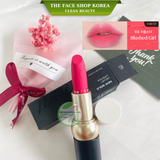  Son thỏi lì mịn Hàn Quốc The Face Shop fmgt NEW BOLD VELVET LIPSTICK 3.5g 
