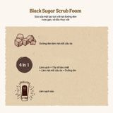  Sữa rửa mặt đường đen tạo bọt SKINFOOD Black Sugar Perfect Scrub Foam 180ml 