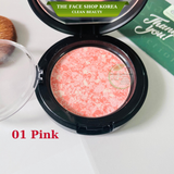  Phấn Má Hồng Bắt Sáng Tặng Kèm Chổi THEFACESHOP MARBLE BEAM BLUSHER 7g 
