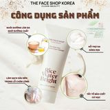  Sữa Rửa Mặt Kiêm Tẩy Da Chết The Face Shop Rice Water Bright Rice Bran Pore Peeling To Foam Cleanser 150ml 
