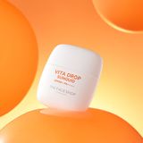  Sữa chống nắng mỏng Nhẹ Ẩm mịn không bết dính The Face Shop VITA DROP SUNQUID SPF50+ PA++++ 50ml 