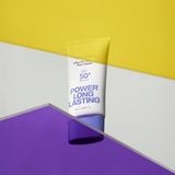  Kem Chống Nắng Collagen Lâu Trôi THEFACESHOP Power Long Lasting Silky Fit Collagen Sun Cream 50ml 