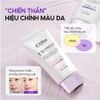  Kem chống nắng nâng tone  hiệu chỉnh màu da d'Alba Waterfull Tone Up PURPLE Correcting Sun Cream SPF50+ PA++++ 50ml 
