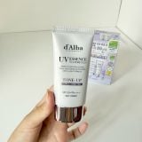  [SET 3 Tuýt] Kem chống nắng nâng tone  hiệu chỉnh màu da d'Alba Waterfull Tone Up PURPLE Correcting Sun Cream SPF50+ PA++++ 50ml 