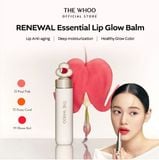  Son dưỡng môi có màu, giàu dưỡng chất The Whoo Essential Lip Glow Balm Minisize 1.3g 