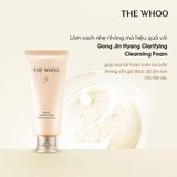  [Hàng Công Ty] Sữa rửa mặt bọt mịn sạch sâu và dưỡng ẩm THE WHOO Gongjinhyang Clarifying Cleansing Foam 180ml 