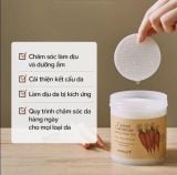  [MUA 1 TẶNG 2] Bông TONER PADS cà rốt  làm dịu mẩn đỏ và mát da SKINFOOD Carrot Carotene Calming Water Pad/ Toner Pad 