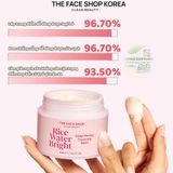  Sáp tẩy trang kiêm tẩy tế bào chết dịu nhẹ THE FACE SHOP Rice Water Bright Deep Peeling Cleansing Balm 100ml 