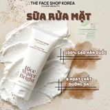  Sữa Rửa Mặt Kiêm Tẩy Da Chết The Face Shop Rice Water Bright Rice Bran Pore Peeling To Foam Cleanser 150ml 