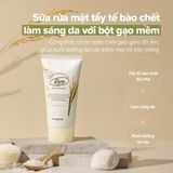  Sữa Rửa Mặt Có Hạt Gạo Làm Trắng Da Và Tẩy Da Chết Skinfood Rice Daily Brightening Scrub Foam 150Ml 