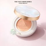  Phấn nước Che khuyết điểm Dưỡng da The Face Shop Gold Collagen Mela Ampoule Cushion SPF50+ PA+++ 13g 