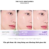  Phấn nước căng bóng da Cải thiện nhăn Hàn Quốc Thuần chay THE FACE SHOP Ink Lasting Cushion Mesh Glow Cushion SPF35 PA++ 12g 