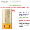  Sáp chống nắng TheFaceShop Power Long Lasting Sunscreen Stick SPF50+ Pa++++ 18g 