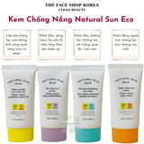  Kem chống nắng dưỡng ẩm cho da dầu hỗn hợp The Face Shop Natural Sun Eco No Shine Hydrating Sun Cream SPF50+PA+++ 50ml 