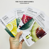  Mặt nạ giấy The Face Shop dưỡng ẩm trắng da cấp ẩm tốt Hàn Quốc Real Nature Face Mask 20g Mix Ngẫu Nhiên 