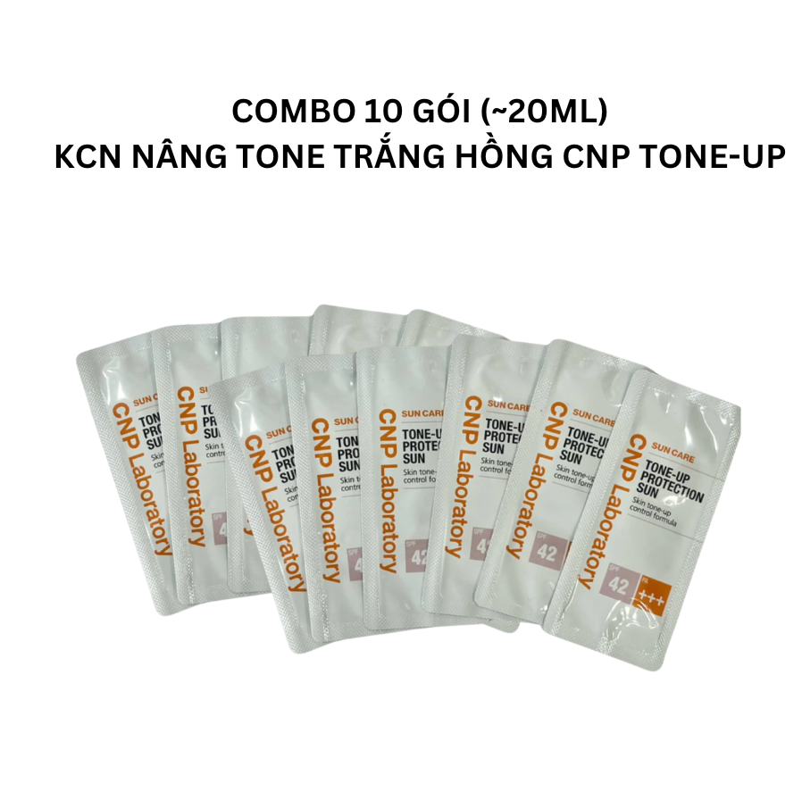  Combo 10 Kem chống nắng nâng tông da CNP Laboratory Tone-Up Protection Sun SPF42/PA+++ 2ml 
