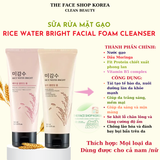  Sữa Rửa Mặt Làm Sáng Da THEFACESHOP RICE WATER BRIGHT FOAM 150/300ml 