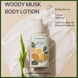  Sữa dưỡng thể THE FACE SHOP Clean Beauty THE BOTANIC WOODY MUSK BODY LOTION Hàn Quốc 