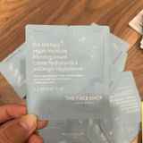  Kem Dưỡng Bổ Sung Độ Ẩm Cấp Nước Làm Dịu Da Thuần Chay THEFACESHOP The Therapy Vegan Moisture Blending Cream 60ml 