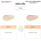  Phấn nước trang điểm chống nắng, chống lão hóa The Whoo Cheongidan Essence Cushion SPF50+/PA+++ 