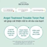  Bông dưỡng da thuần chay Beyond Angel Teatreeol Toner Pad 185ml (130 miếng) 