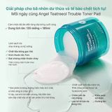  Bông dưỡng da thuần chay Beyond Angel Teatreeol Toner Pad 185ml (130 miếng) 