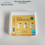  Bộ Sản Phẩm Chăm Sóc Body Mini Size Beyond Vegan Shower Kit 60mlx3 (Dầu Gội, Sữa Tắm, Dưỡng Thể) 