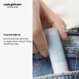  Set Kem lót kiềm dầu Code Glokolor Fix-on Primer 30ml và Dạng thỏi 4g mịn da che phủ lỗ chân lông bền màu 24h 