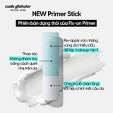  Set Kem lót kiềm dầu Code Glokolor Fix-on Primer 30ml và Dạng thỏi 4g mịn da che phủ lỗ chân lông bền màu 24h 