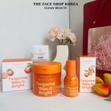 Tinh chất dưỡng sáng Trắng da chiết xuất quýt & Vitamin C THE FACE SHOP Brightening Serum Tangerine VitaC Bright 35ml 