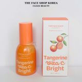  Tinh chất dưỡng sáng Trắng da chiết xuất quýt & Vitamin C THE FACE SHOP Brightening Serum Tangerine VitaC Bright 35ml 