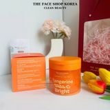  Toner Pad dưỡng ẩm Làm Sáng da Mờ thâm THE FACE SHOP Brightening Toner Pad Tangerine Vita C Bright 180ml 