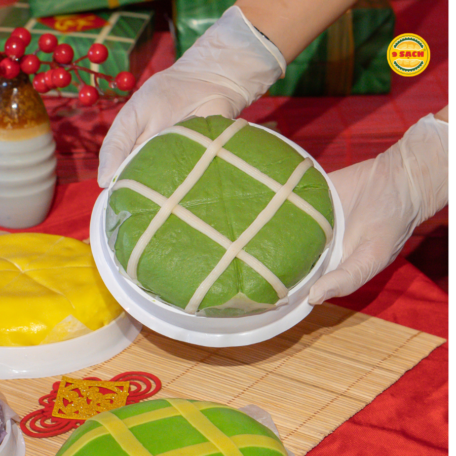  BÁNH SẦU RIÊNG MATCHA LỘC XUÂN SIZE 16CM ( 580G) 