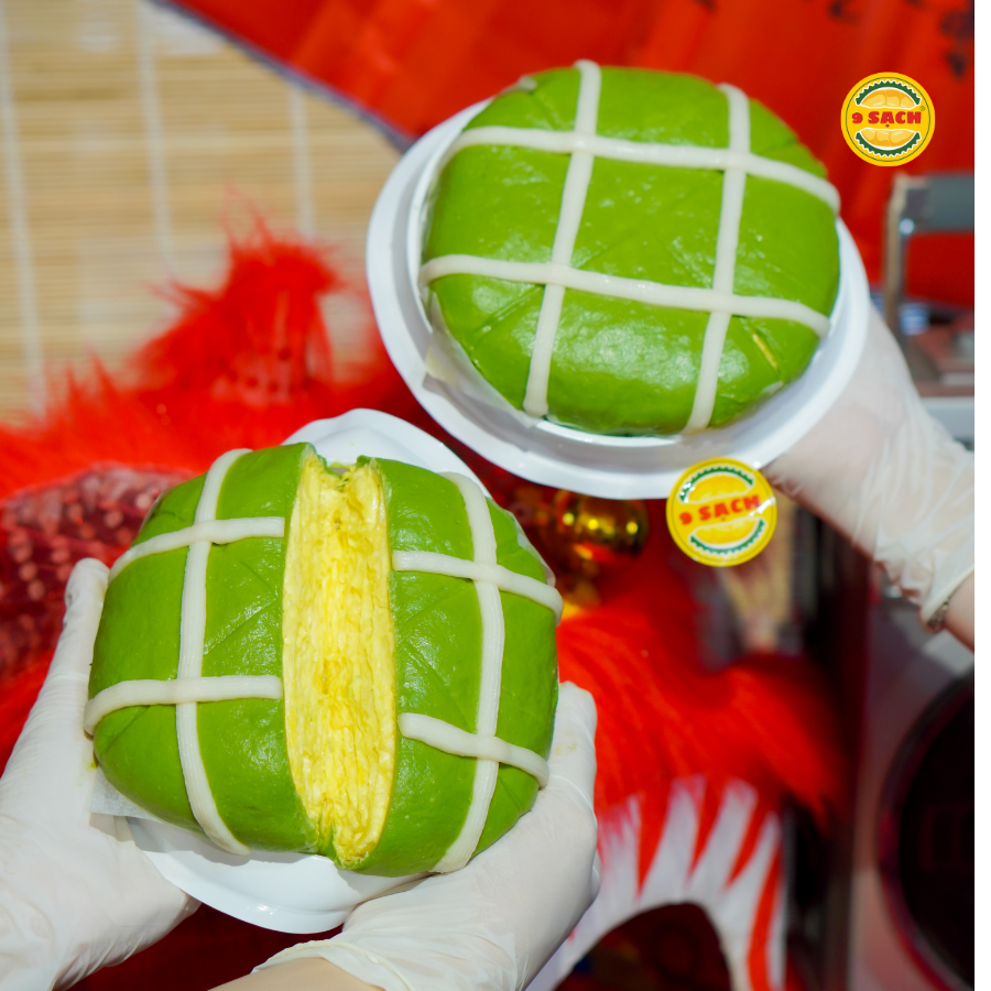  BÁNH SẦU RIÊNG MATCHA LỘC XUÂN SIZE 12CM ( 380G) 