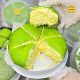  FROZEN DURIAN GREEN MILLE CREPE CAKE 12CM (380G) 